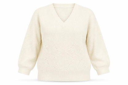 Womens UK Size S Marks and Spencer Ivory Pullover Jumper