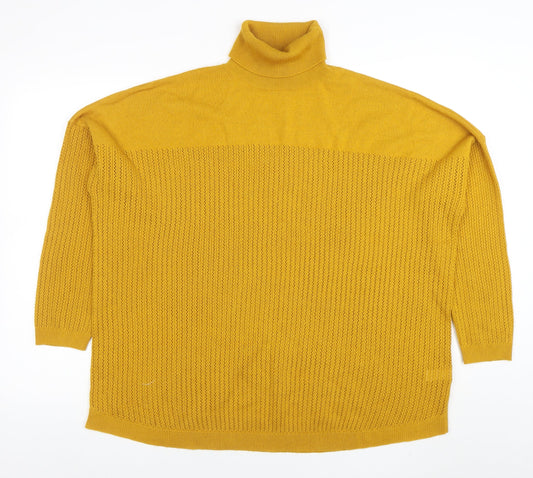 Womens UK Size 20 TU Yellow Pullover Jumper