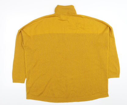 Womens UK Size 20 TU Yellow Pullover Jumper