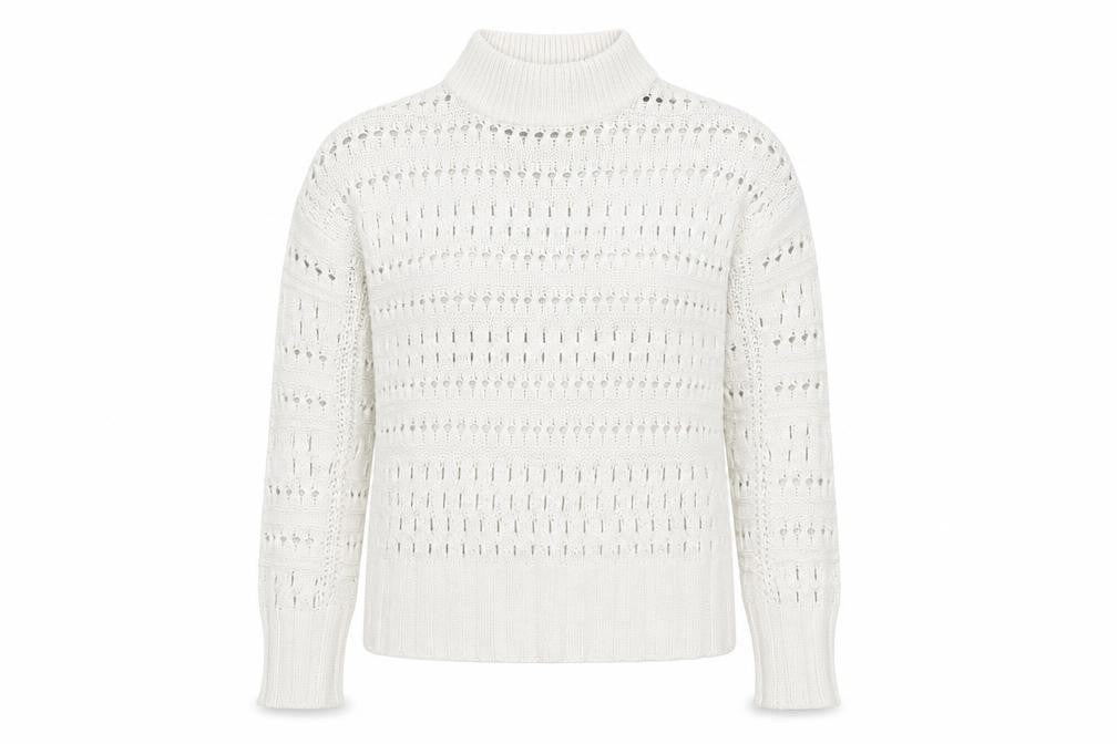Womens UK Size M Noisy may Ivory Pullover Jumper