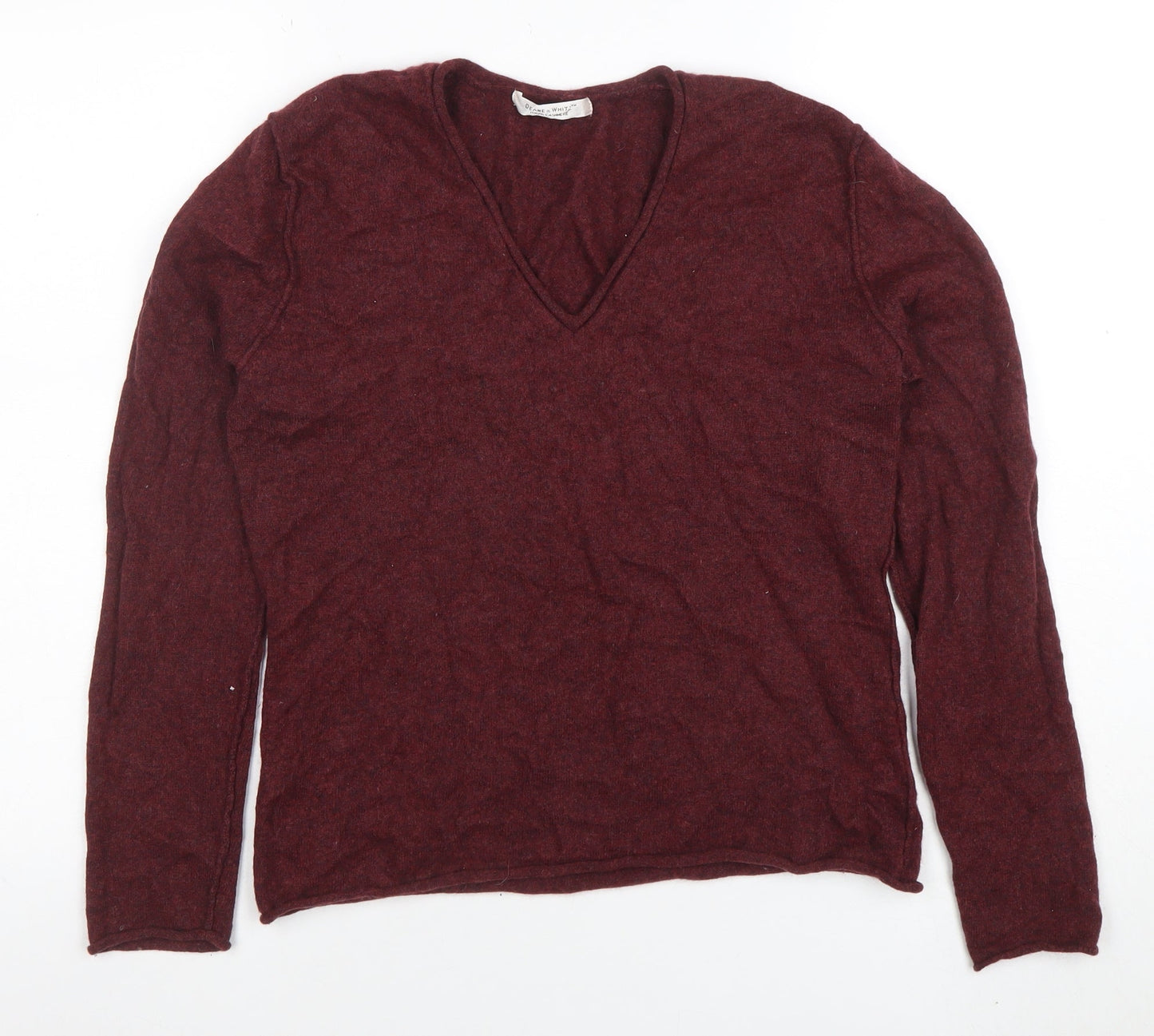 Womens UK Size M Deane & White Red Pullover Jumper