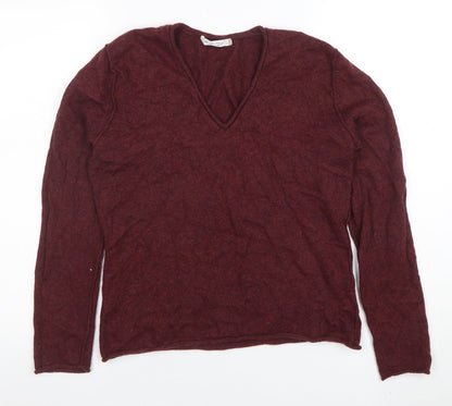 Womens UK Size M Deane & White Red Pullover Jumper