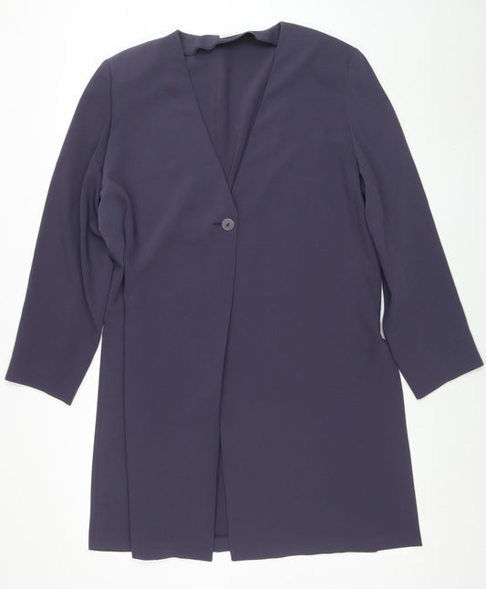 Womens UK Size 18 Windsmoor Blue Overcoat