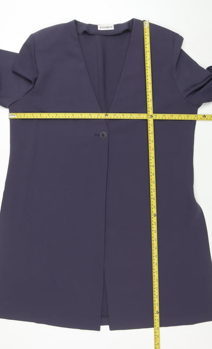 Womens UK Size 18 Windsmoor Blue Overcoat