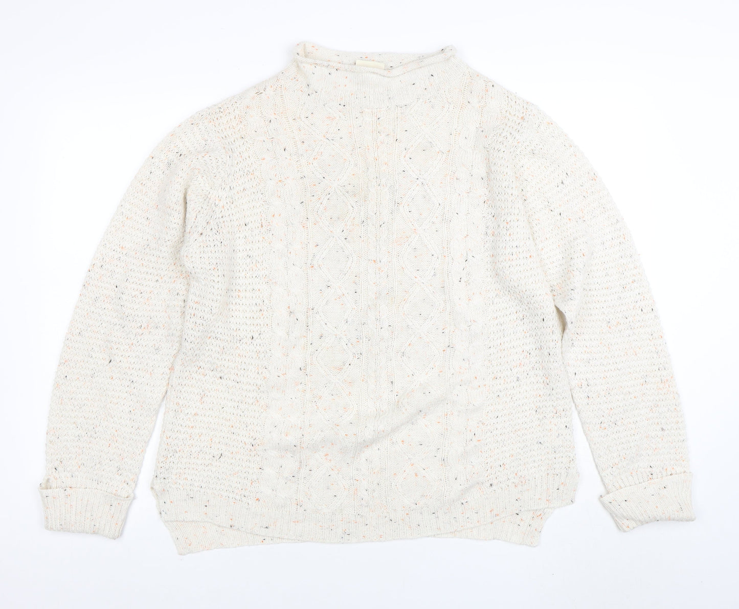 Womens UK Size 16 Lee Cooper Ivory Pullover Jumper