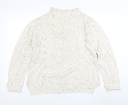 Womens UK Size 16 Lee Cooper Ivory Pullover Jumper