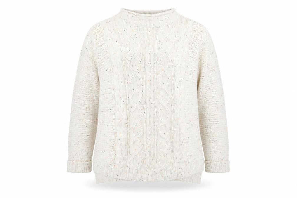 Womens UK Size 16 Lee Cooper Ivory Pullover Jumper