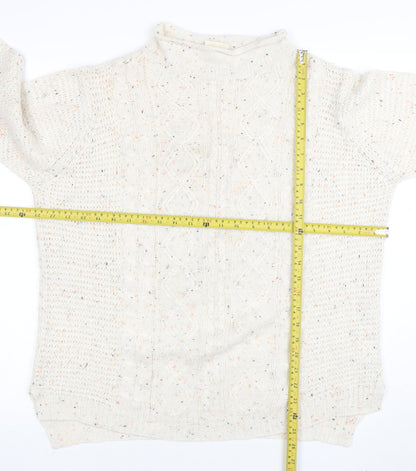 Womens UK Size 16 Lee Cooper Ivory Pullover Jumper