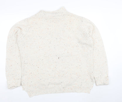 Womens UK Size 16 Lee Cooper Ivory Pullover Jumper