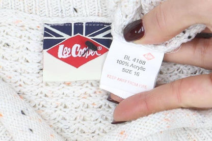 Womens UK Size 16 Lee Cooper Ivory Pullover Jumper