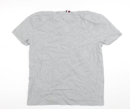 Mens UK Size L Tommy Hilfiger Grey  T-Shirt