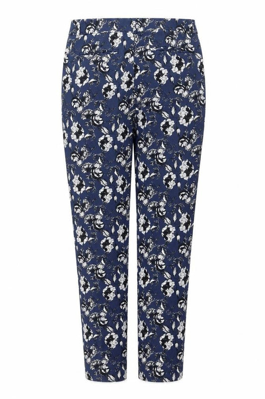 Womens UK Size 10 Carolina Belle Regular Fit CasualTravel Blue Trousers