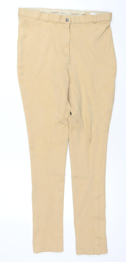 Womens UK Size 16 Harry Hall Slim Fit Jodhpurs Beige Trousers