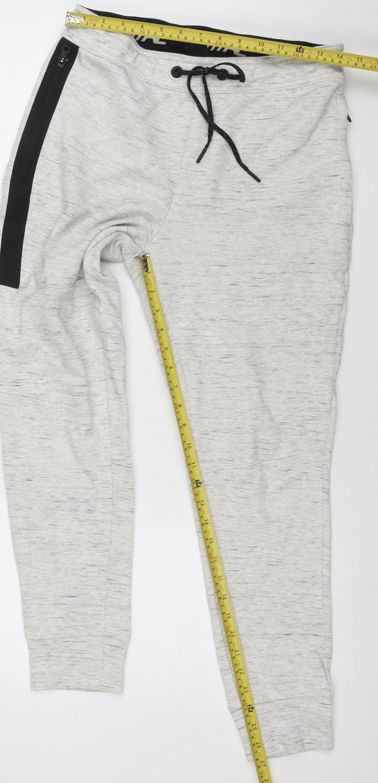 Mens UK Size S American Eagle Outfitters Regular Fit Jogger Grey Trousers