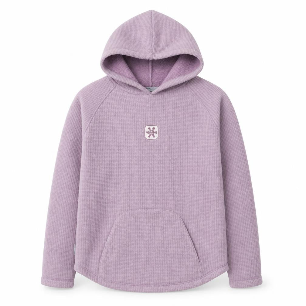 Womens UK Size XL Outdoor Scene Purple Pullover Hoodie