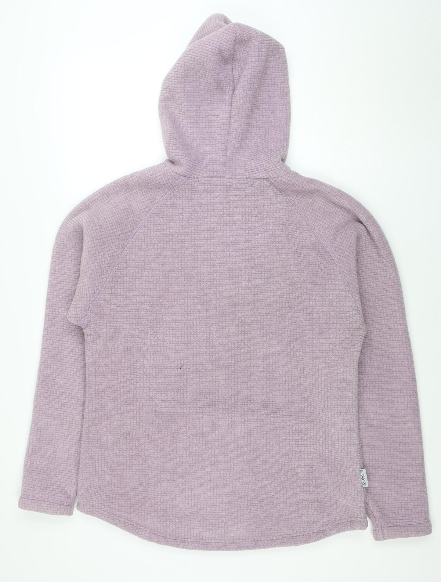 Womens UK Size XL Outdoor Scene Purple Pullover Hoodie