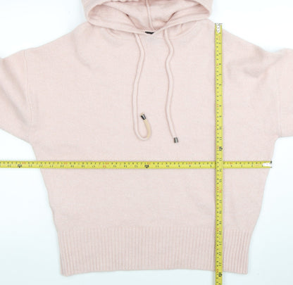 Womens UK Size M Peacocks Pink Pullover Hoodie
