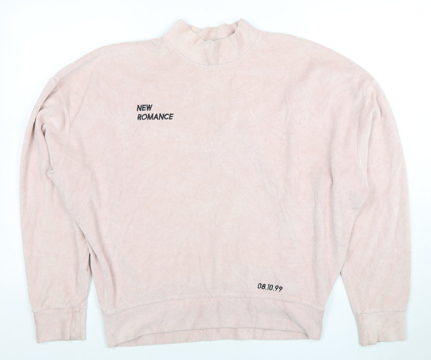 Womens UK Size 10 Topshop Pink Pullover Sweatshirt