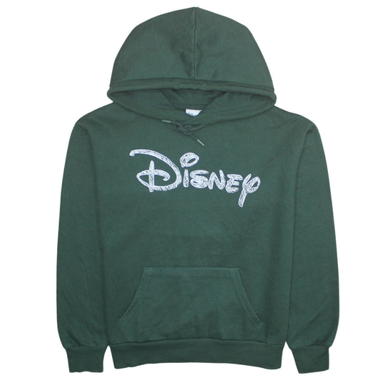 Womens UK Size S Disney Green Pullover Hoodie