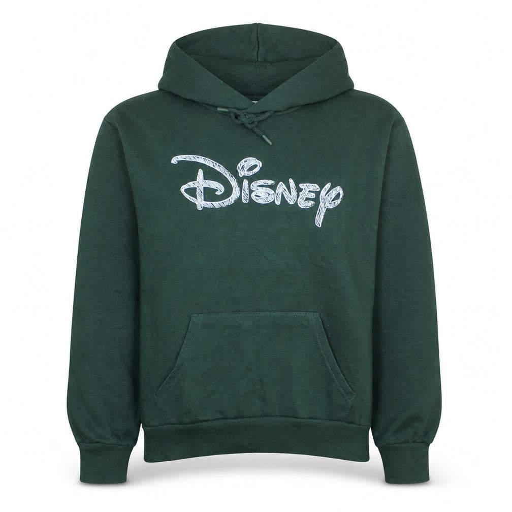 Womens UK Size S Disney Green Pullover Hoodie