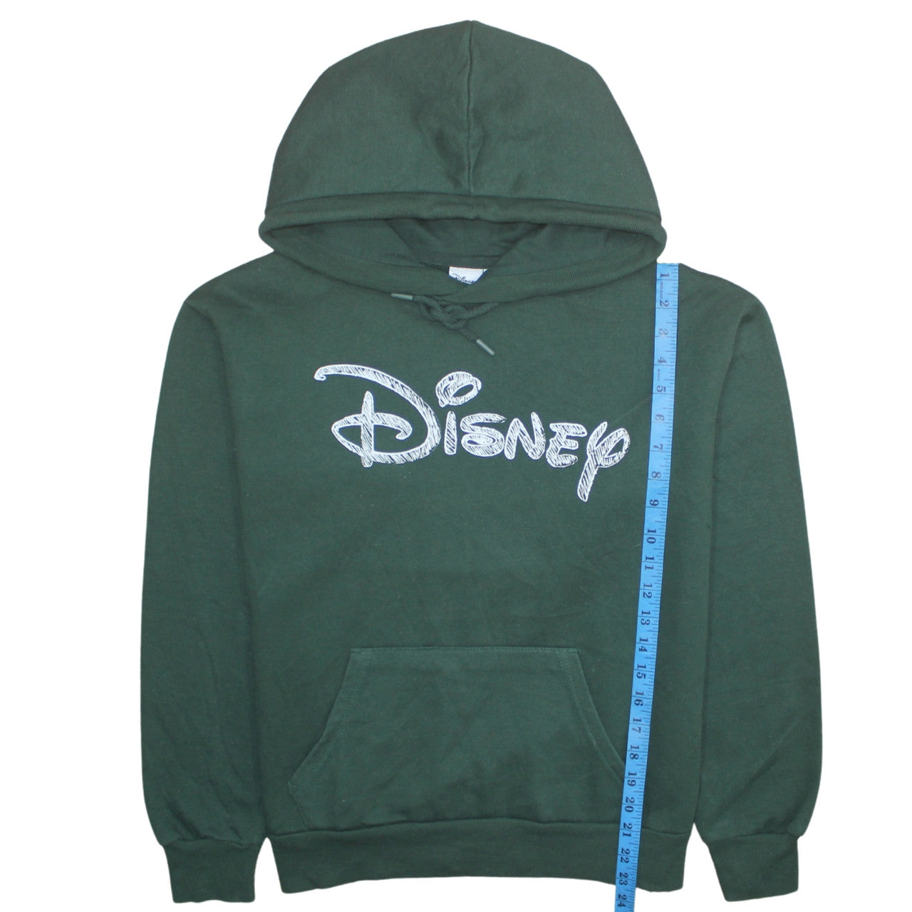 Womens UK Size S Disney Green Pullover Hoodie