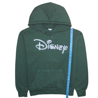 Womens UK Size S Disney Green Pullover Hoodie