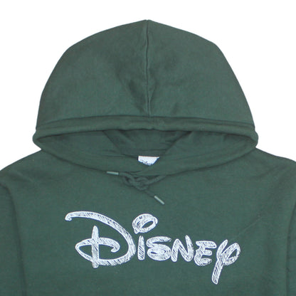 Womens UK Size S Disney Green Pullover Hoodie