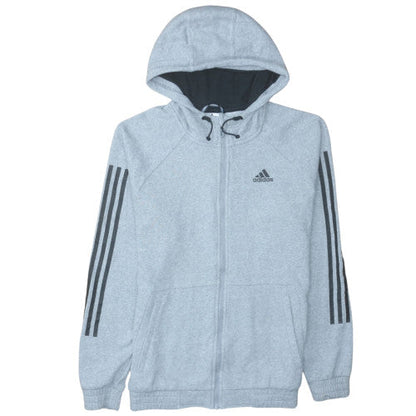 Mens UK Size S adidas Grey Full Zip Hoodie