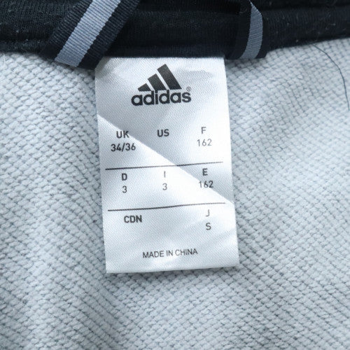 Mens UK Size S adidas Grey Full Zip Hoodie