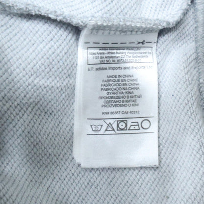 Mens UK Size S adidas Grey Full Zip Hoodie