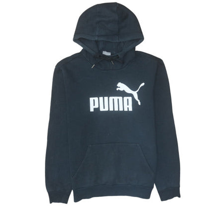 Womens UK Size S PUMA Black Pullover Hoodie