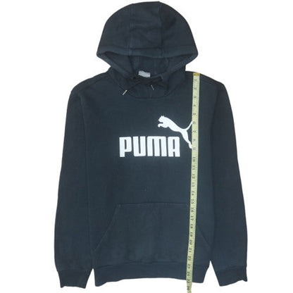 Womens UK Size S PUMA Black Pullover Hoodie