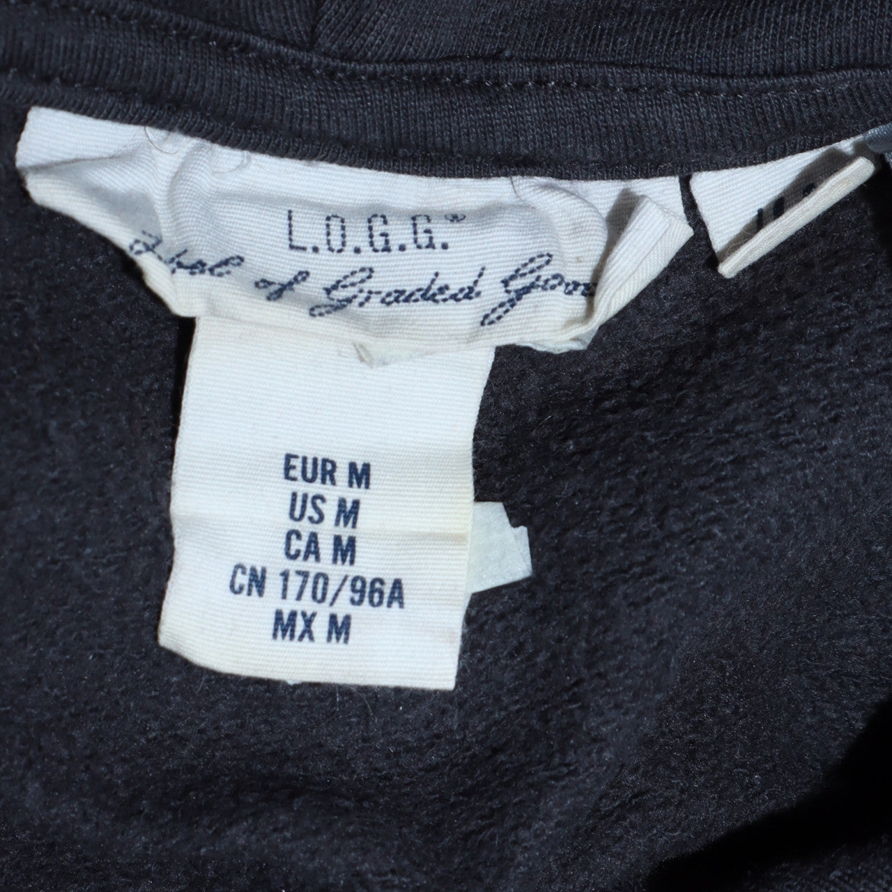 Womens UK Size 12 H&M Black Pullover Hoodie