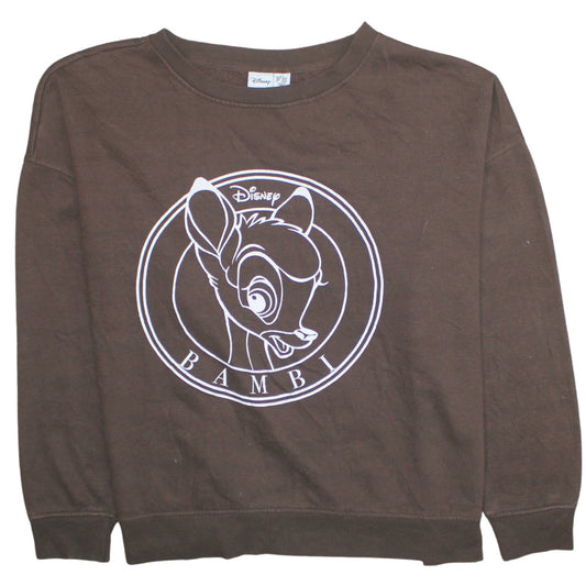 Womens UK Size 2XL Disney Brown Pullover Sweatshirt