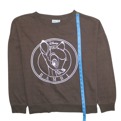 Womens UK Size 2XL Disney Brown Pullover Sweatshirt