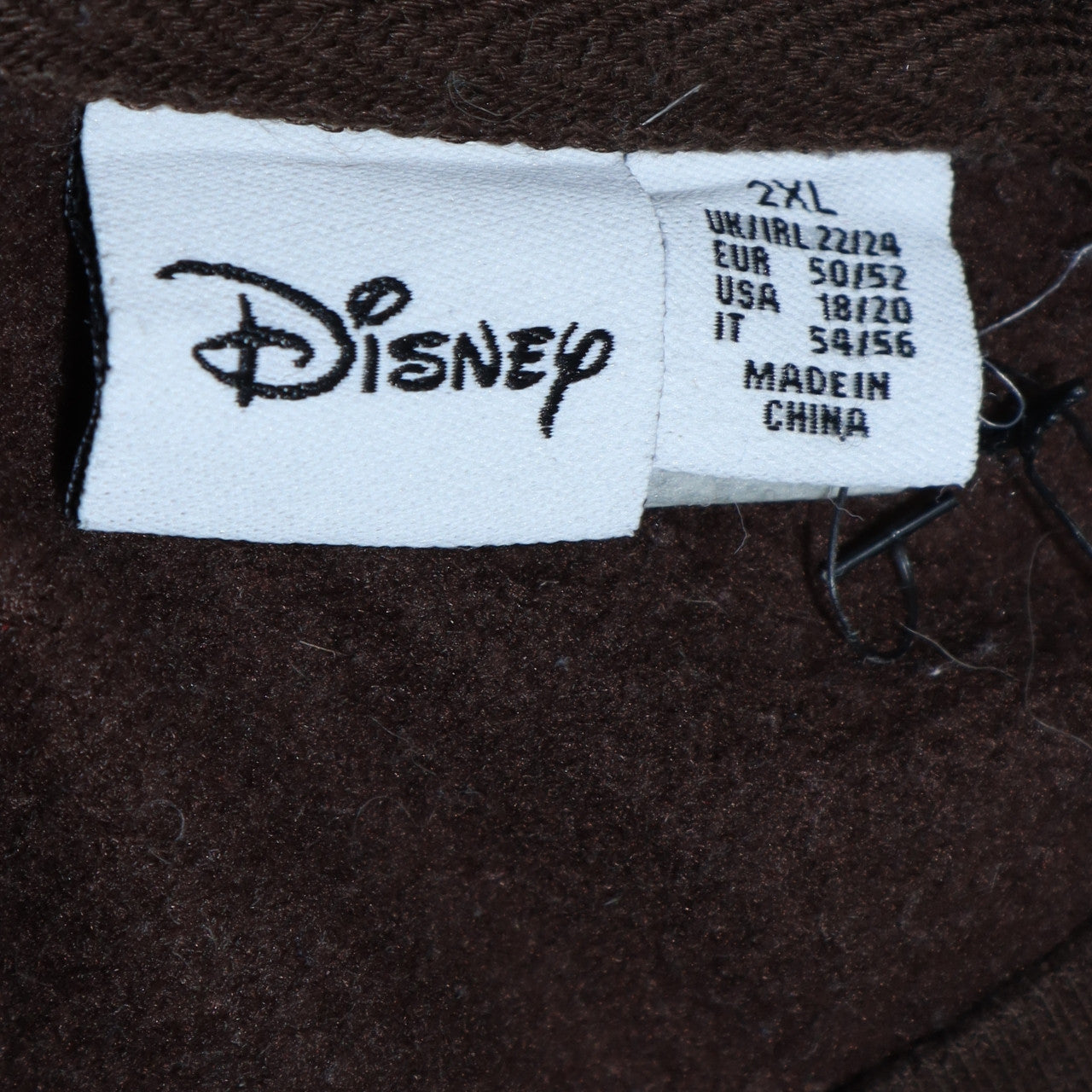 Womens UK Size 2XL Disney Brown Pullover Sweatshirt