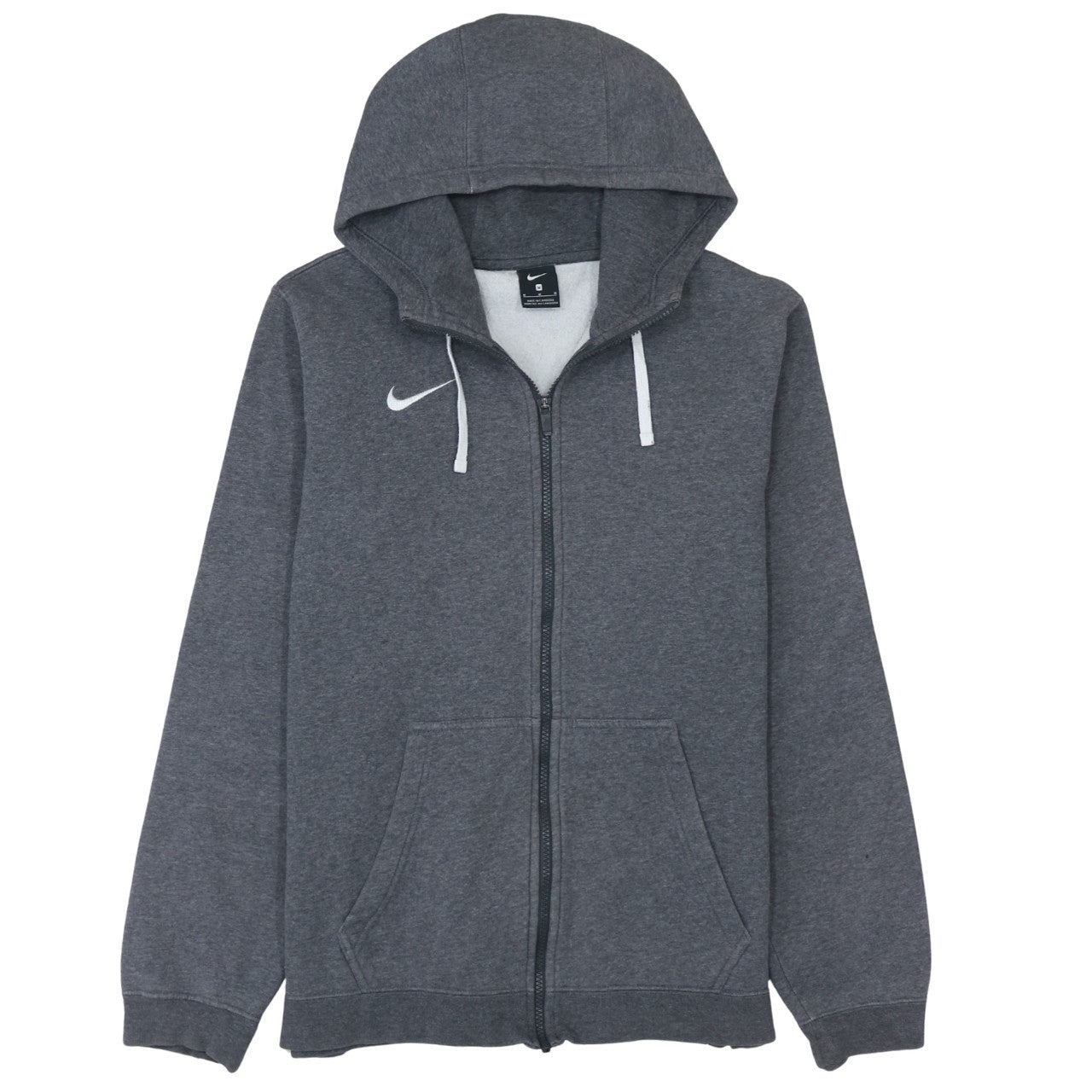 Mens UK Size M Nike Grey Full Zip Hoodie