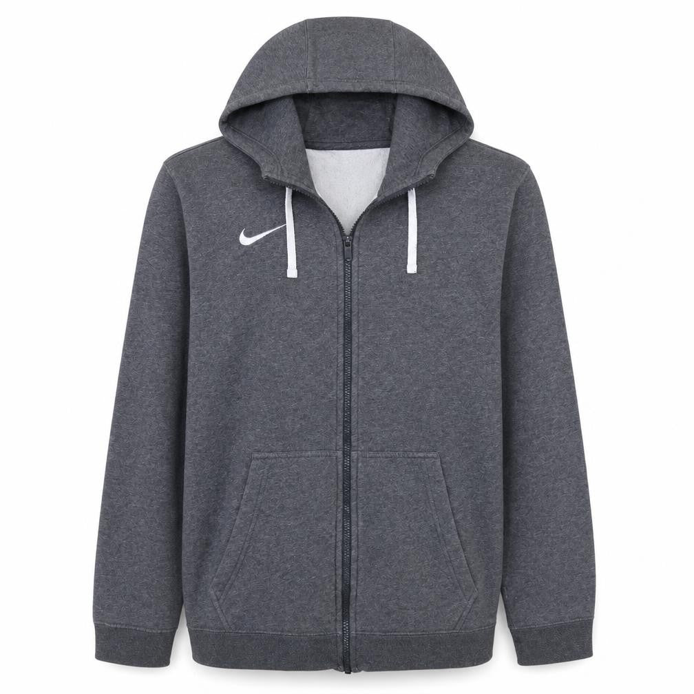 Mens UK Size M Nike Grey Full Zip Hoodie
