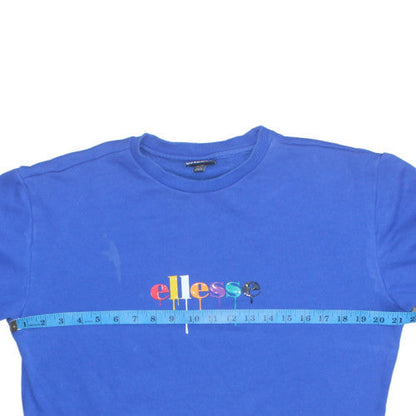 Womens UK Size M ellesse Blue Pullover Sweatshirt