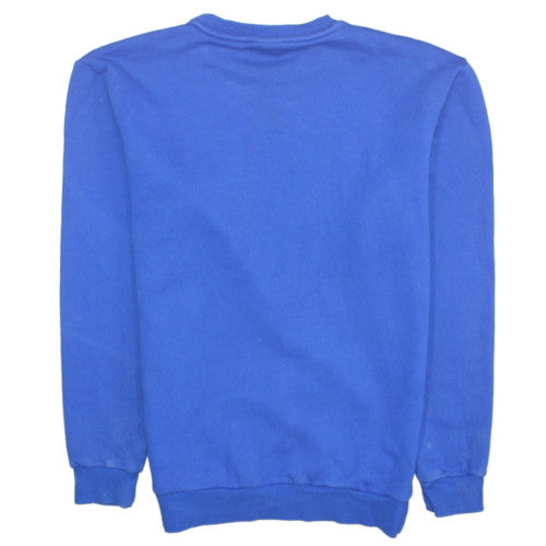 Womens UK Size M ellesse Blue Pullover Sweatshirt