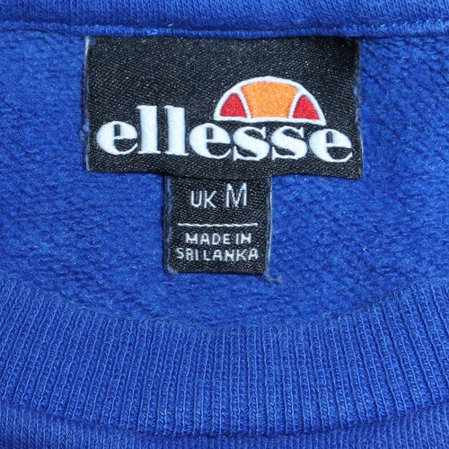 Womens UK Size M ellesse Blue Pullover Sweatshirt