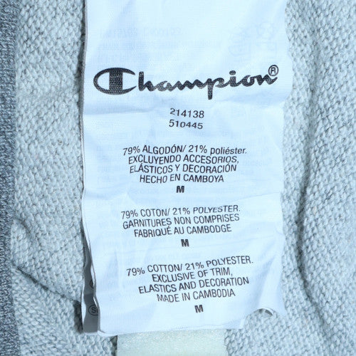 Mens UK Size M Champion Grey Pullover Hoodie