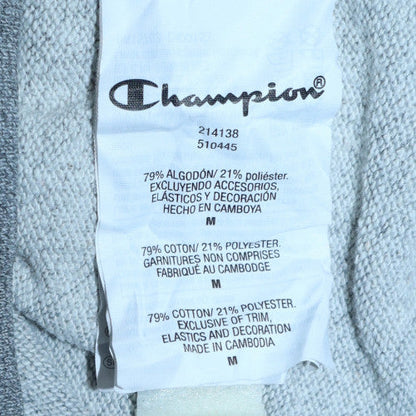 Mens UK Size M Champion Grey Pullover Hoodie