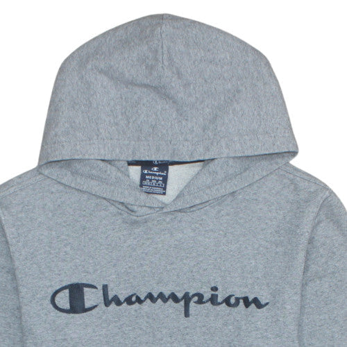Mens UK Size M Champion Grey Pullover Hoodie