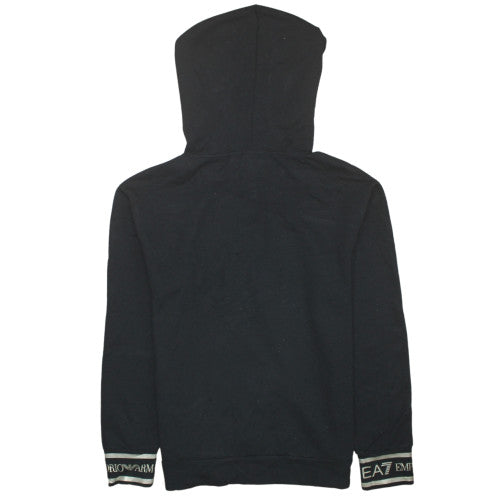 Womens UK Size 12 Emporio Armani Black Pullover Hoodie