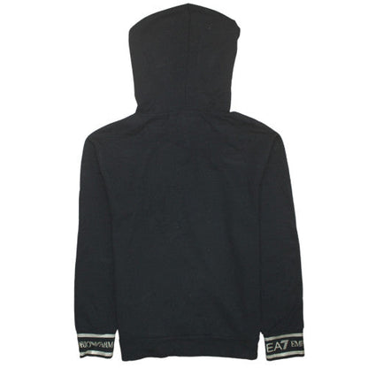 Womens UK Size 12 Emporio Armani Black Pullover Hoodie
