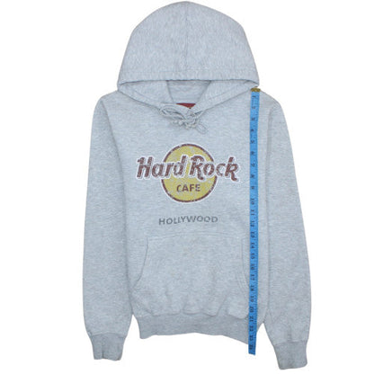 Womens UK Size S Hard Rock Cafe Grey Pullover Hoodie
