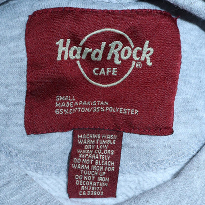 Womens UK Size S Hard Rock Cafe Grey Pullover Hoodie