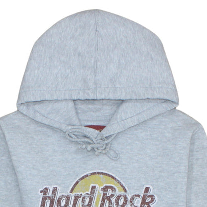 Womens UK Size S Hard Rock Cafe Grey Pullover Hoodie