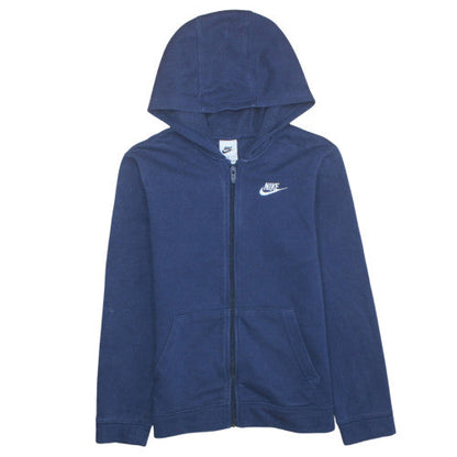 Boys UK Size L Nike Blue Full Zip Hoodie